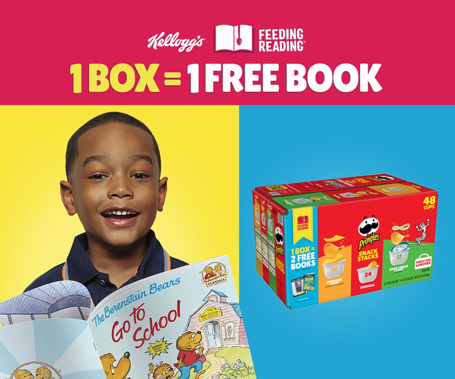 Feeding Reading - 1 box equals 1 book.