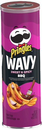 Pringles Wavy Sweet and Spicy BBQ image