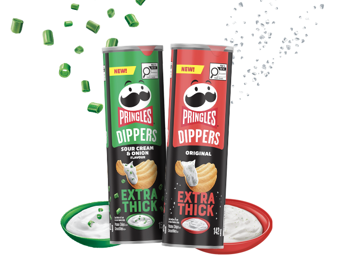 Pringles Dippers Cans
