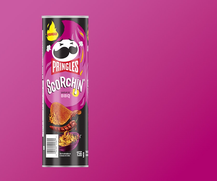 Pringles Scorchin BBQ Can