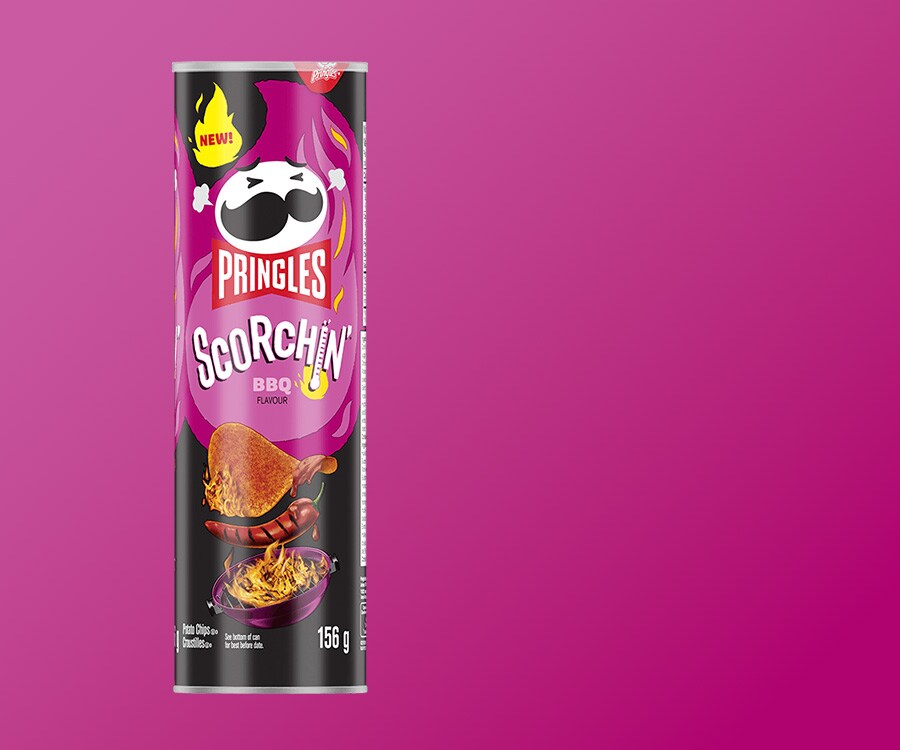 Pringles Scorchin BBQ Can