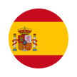 icono de menú de selección de país