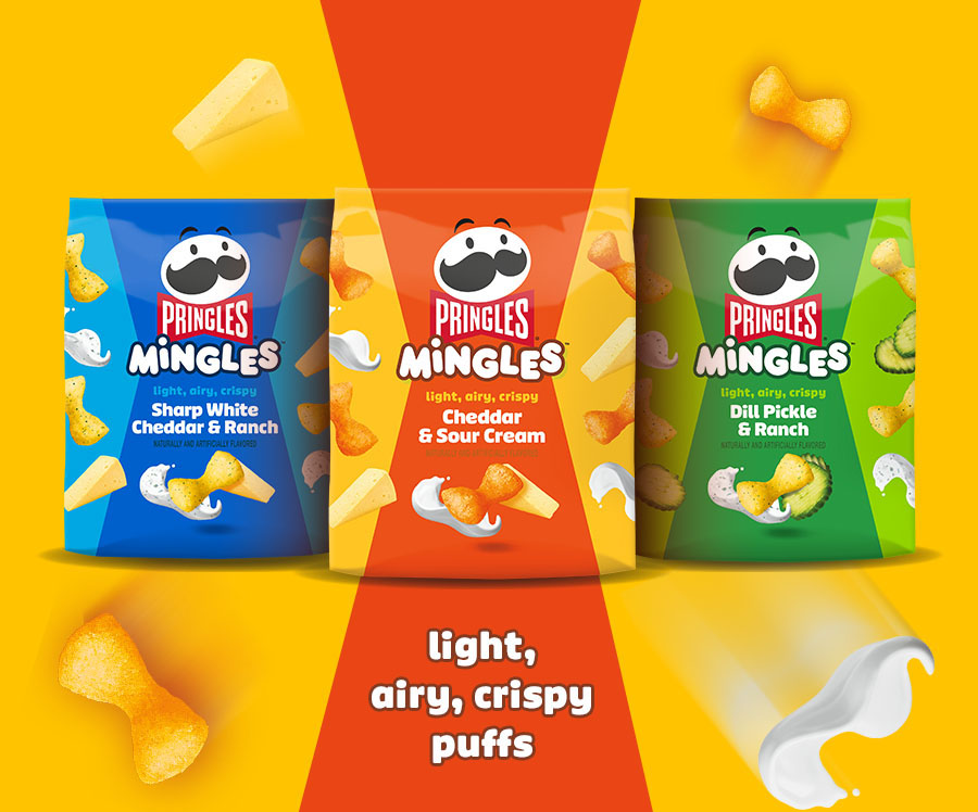 New Pringles Mingles - light, airy, crispy puffs