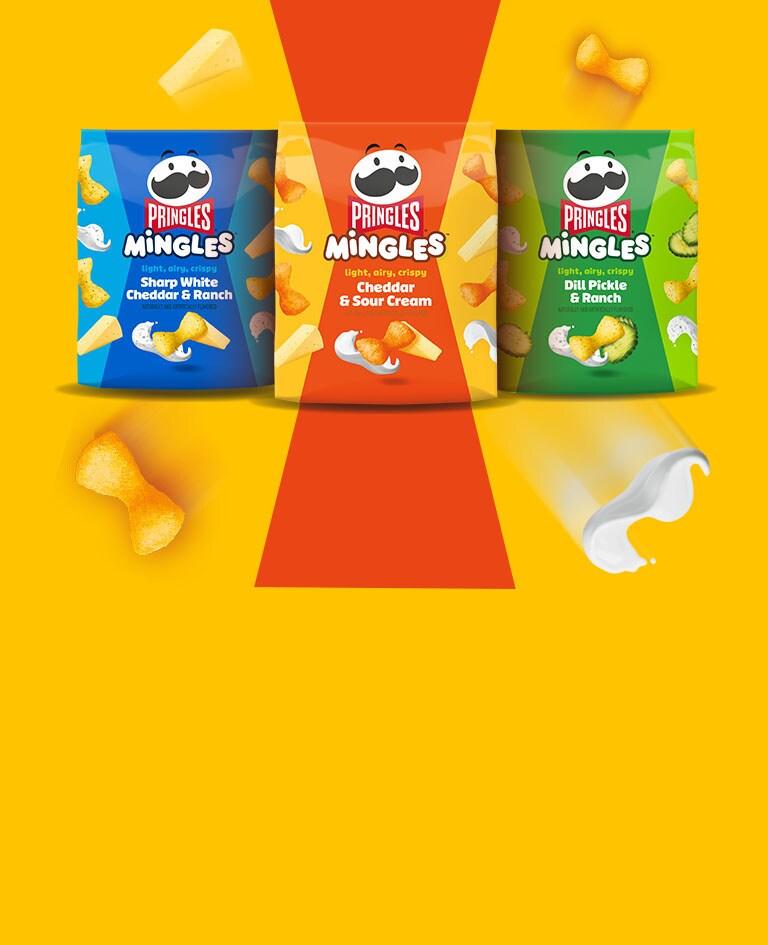 Assorted Pringles Mingles product bags