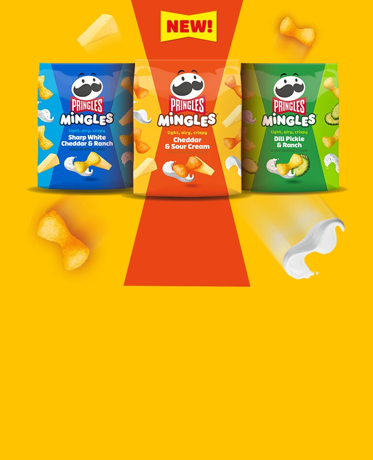Assorted Pringles Mingles product bags