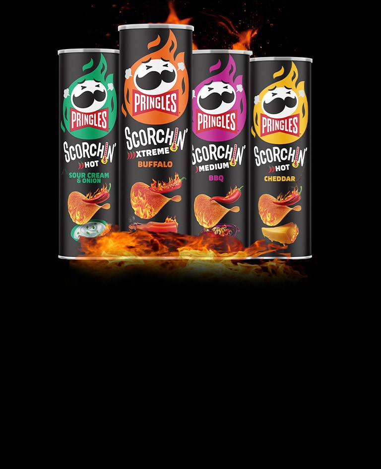 Spicy Pringles® Scorchin’ Potato Crisps | Pringles®