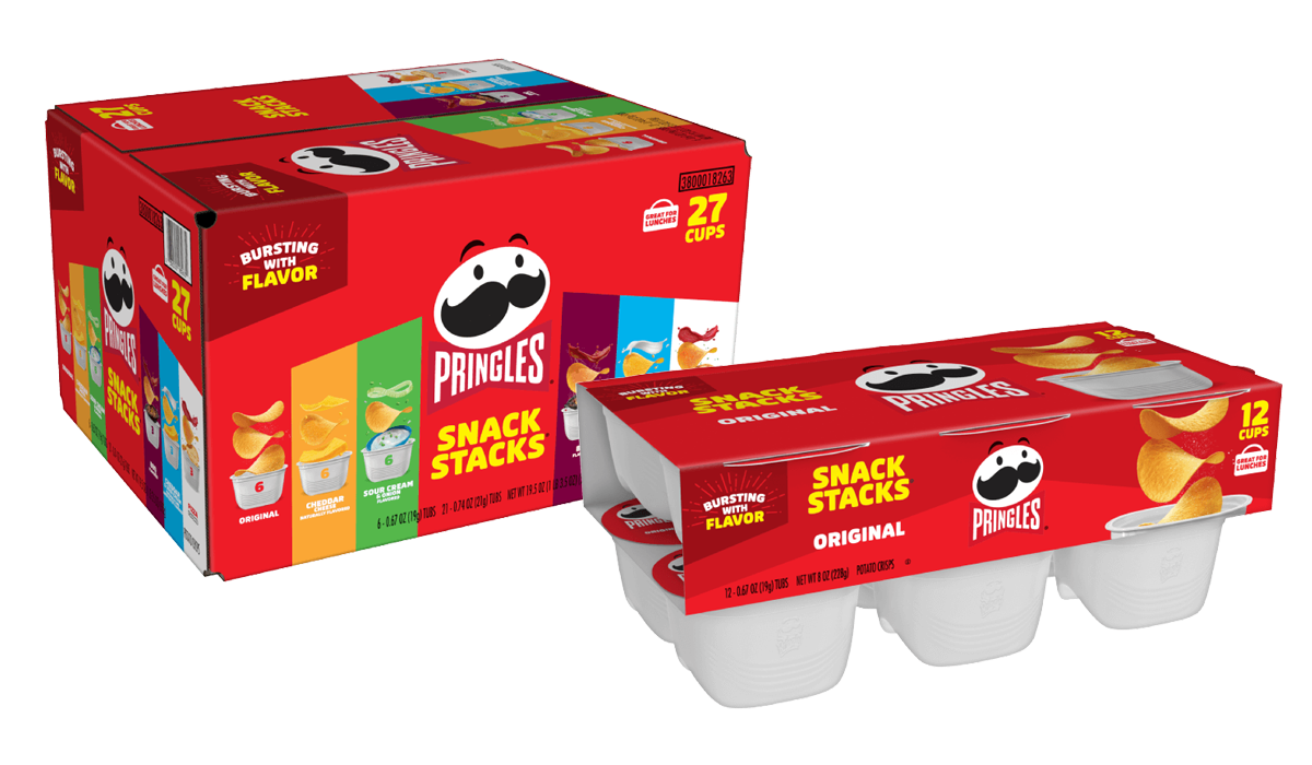 A Pringles Variety pack package